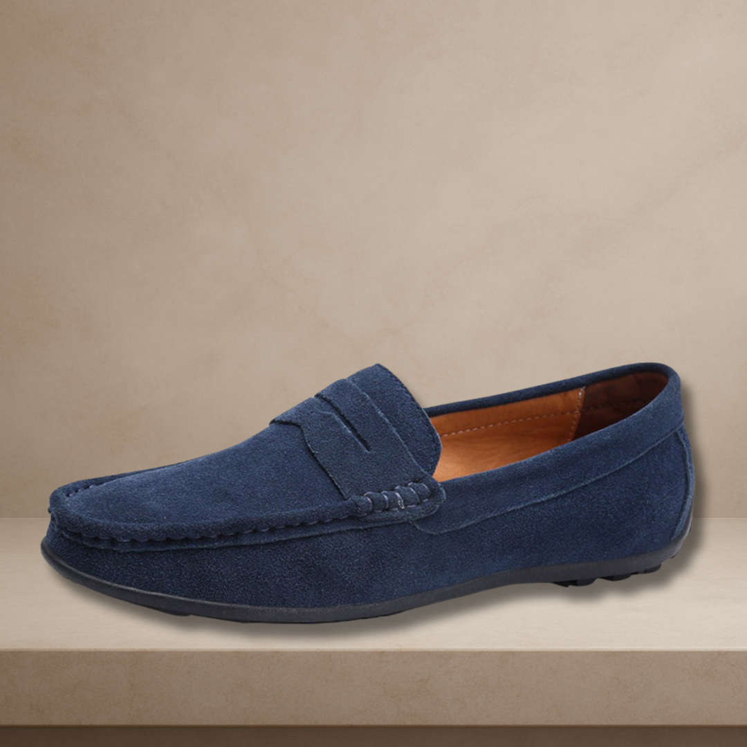 Harold | Mocassin en daim doux