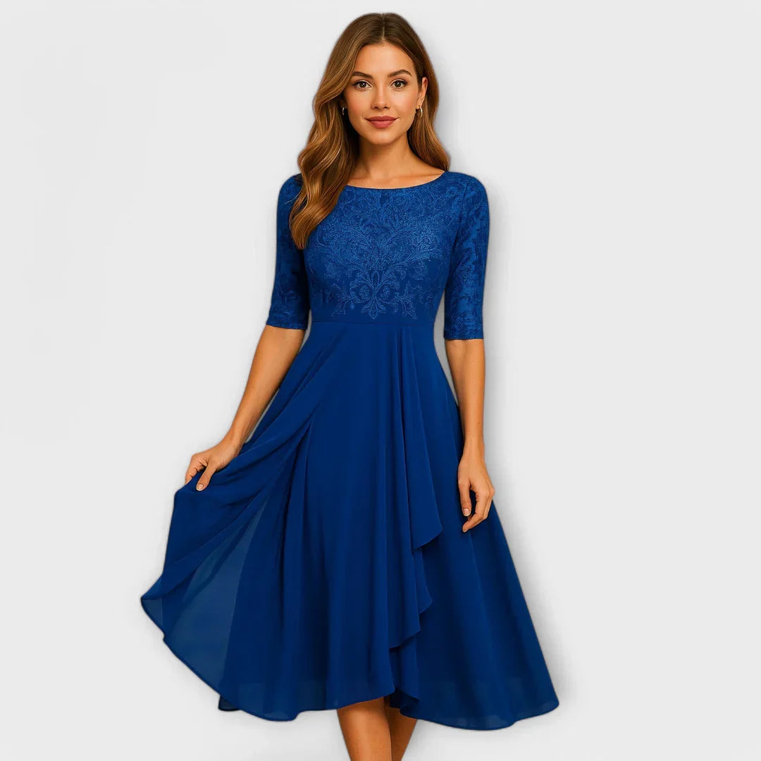 Jacinthe | Robe midi élégante