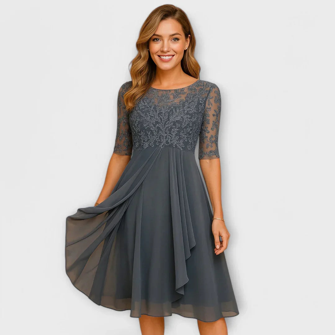 Jacinthe | Robe midi élégante
