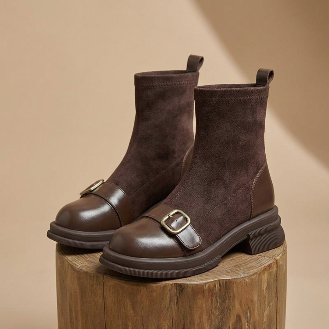 Arvénis | Bottines élégantes à boucle