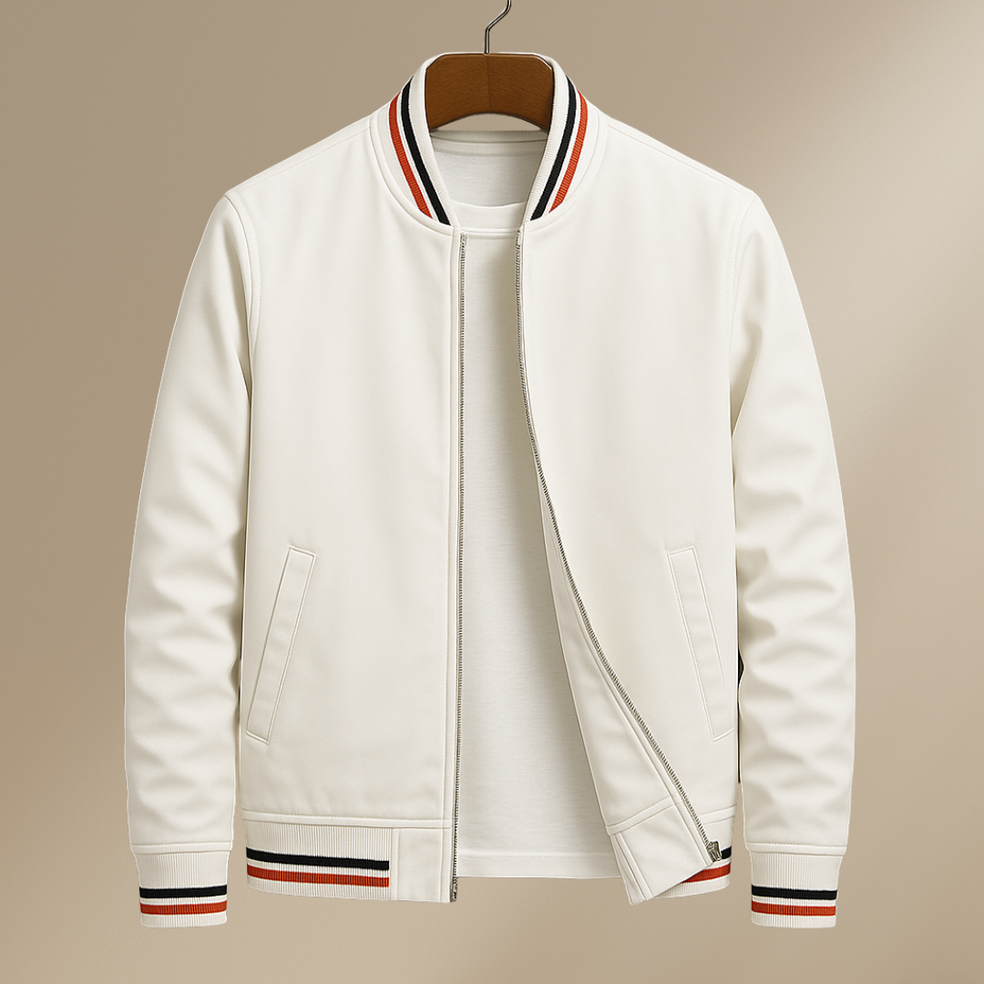 Théo | Blouson Bomber Élégant à Rayures