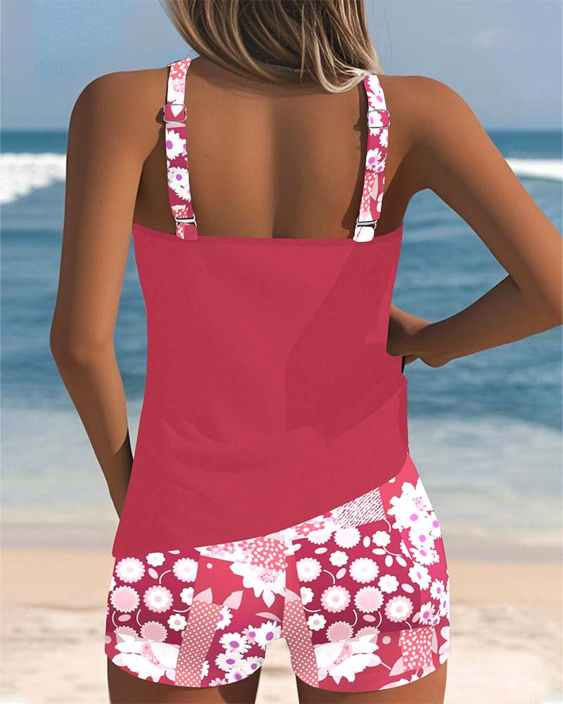 Isla | Ensemble de sport pour la plage avec motif floral