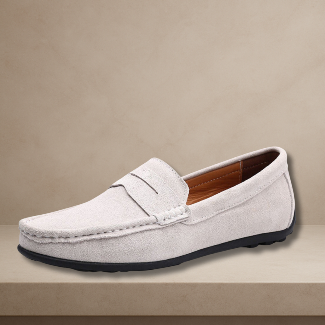 Harold | Mocassin en daim doux