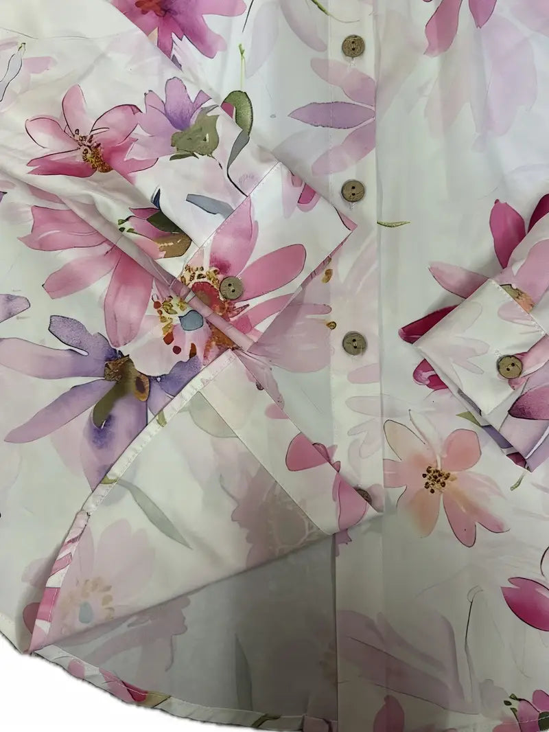 Emiliana | Chemisier floral élégant