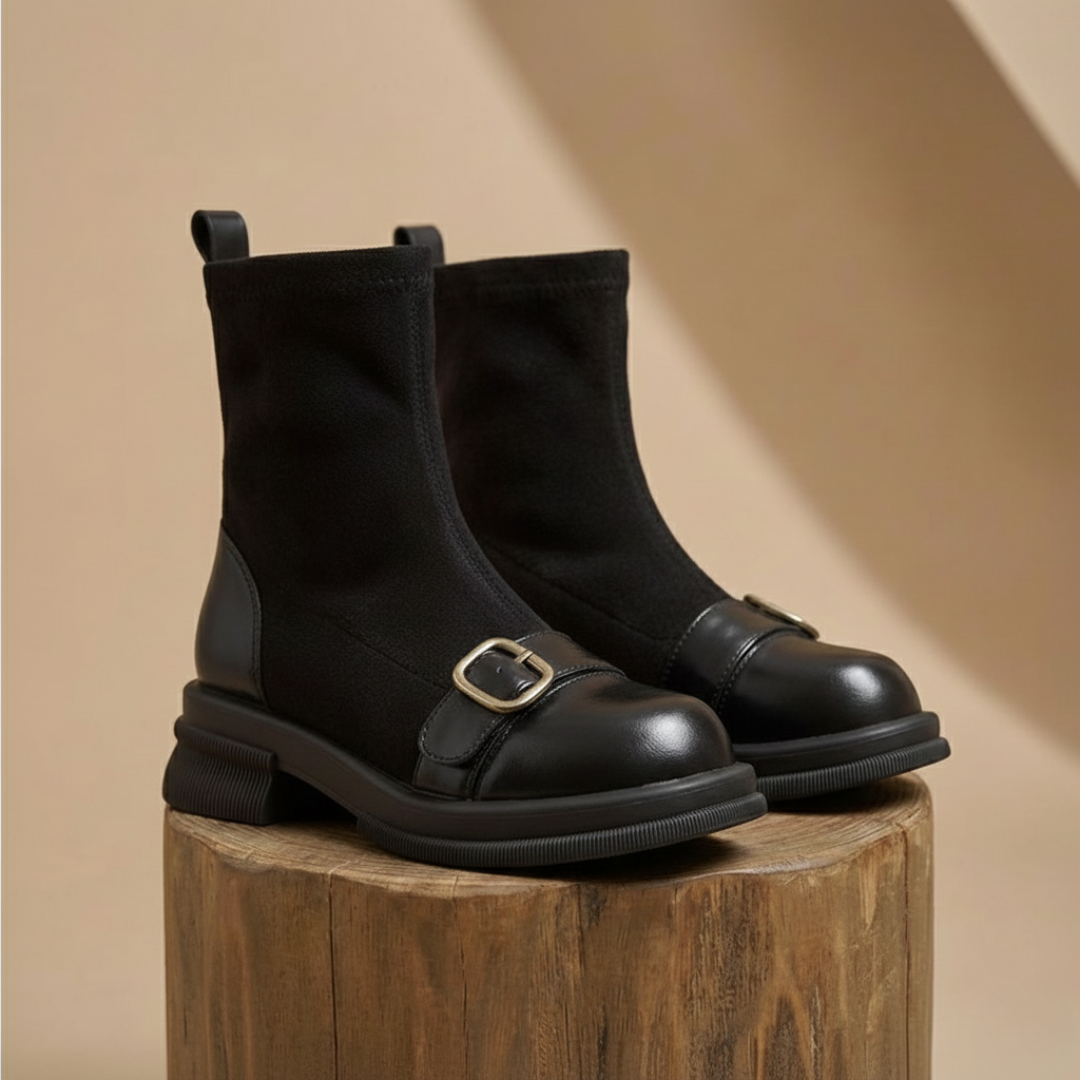 Arvénis | Bottines élégantes à boucle