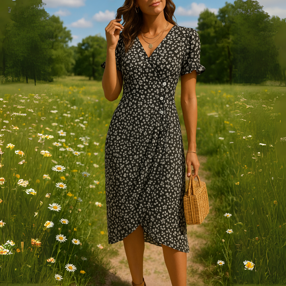 Florencia | Robe de Soirée Élégante à Enveloppe