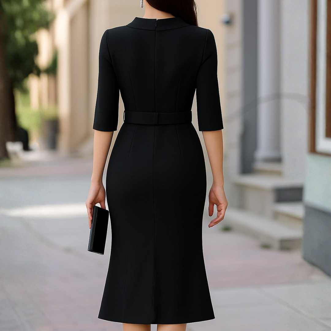 Aveline | Robe midi à l’allure envoûtantes
