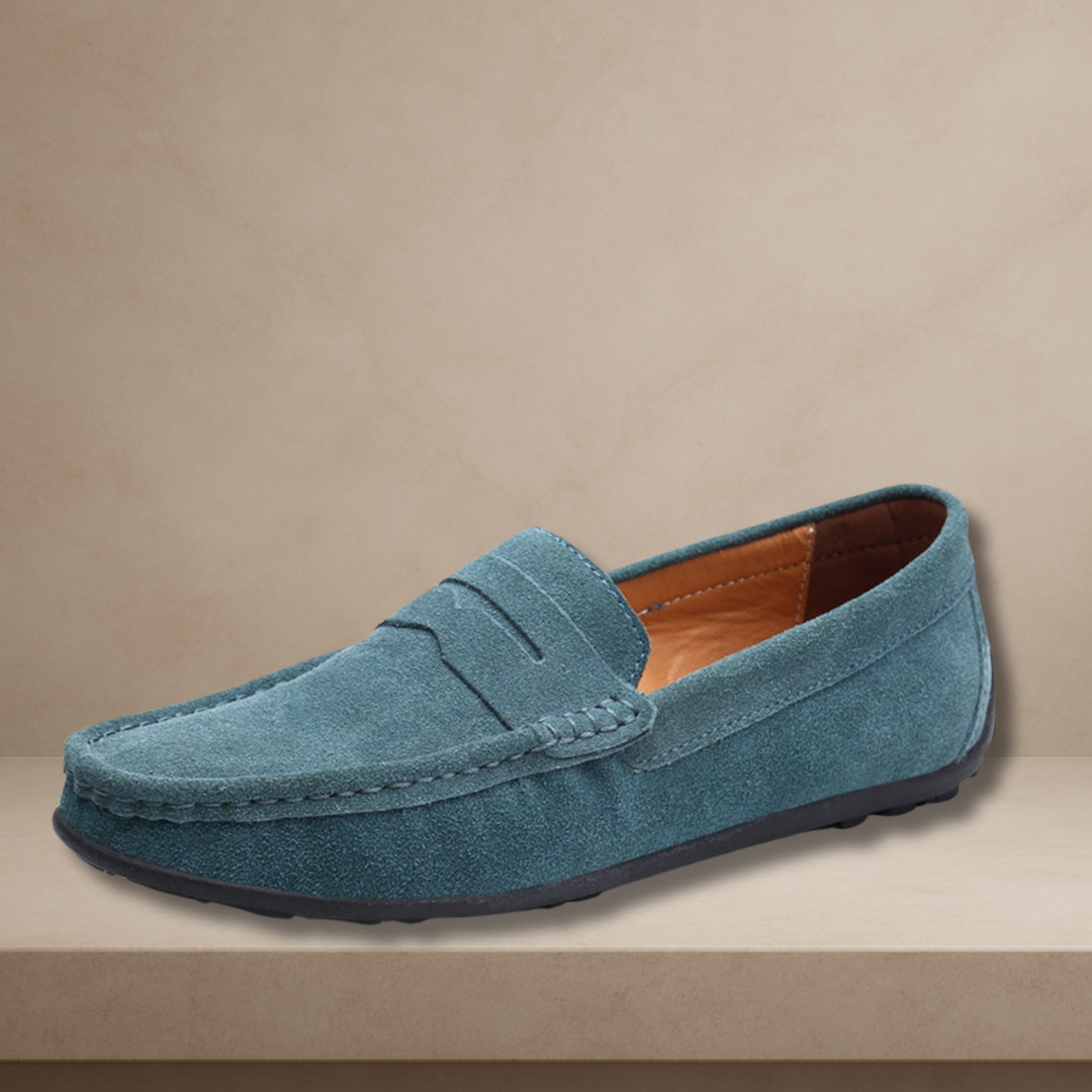 Harold | Mocassin en daim doux