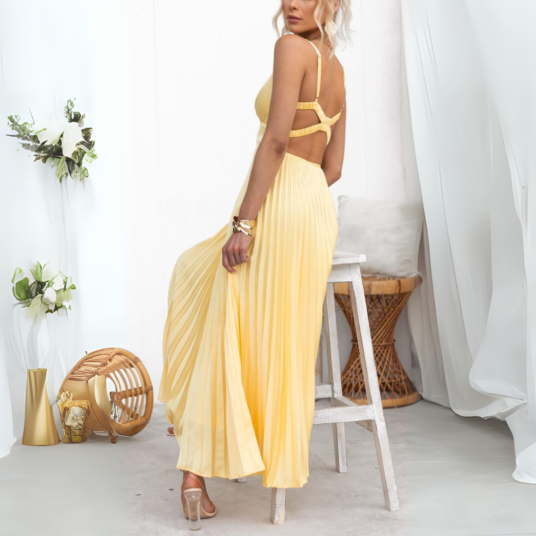 Maribel | Robe d'été légère plissée