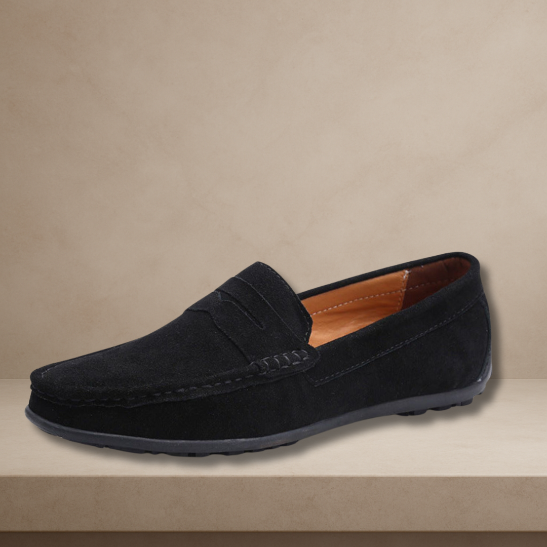 Harold | Mocassin en daim doux