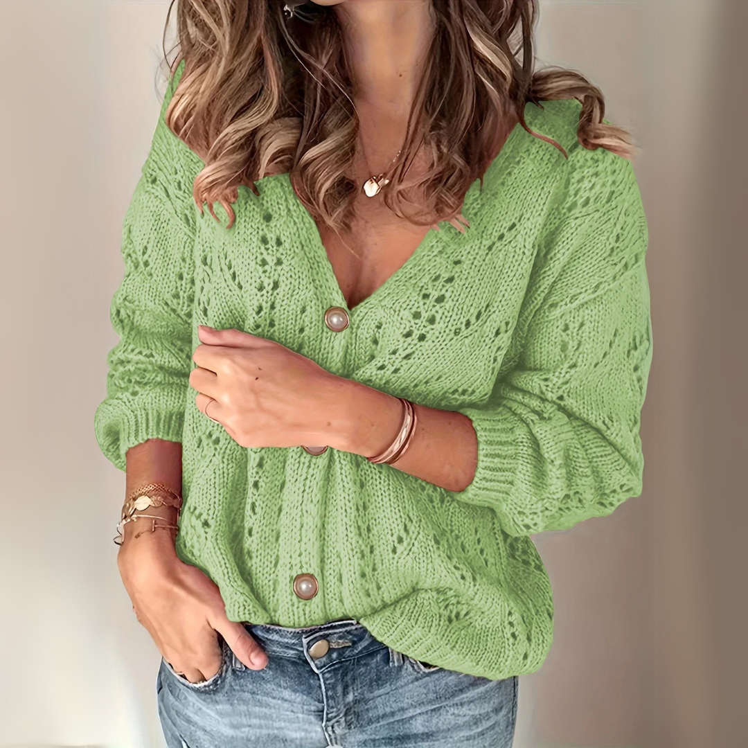 Manuela | Pull en maille avec boutons