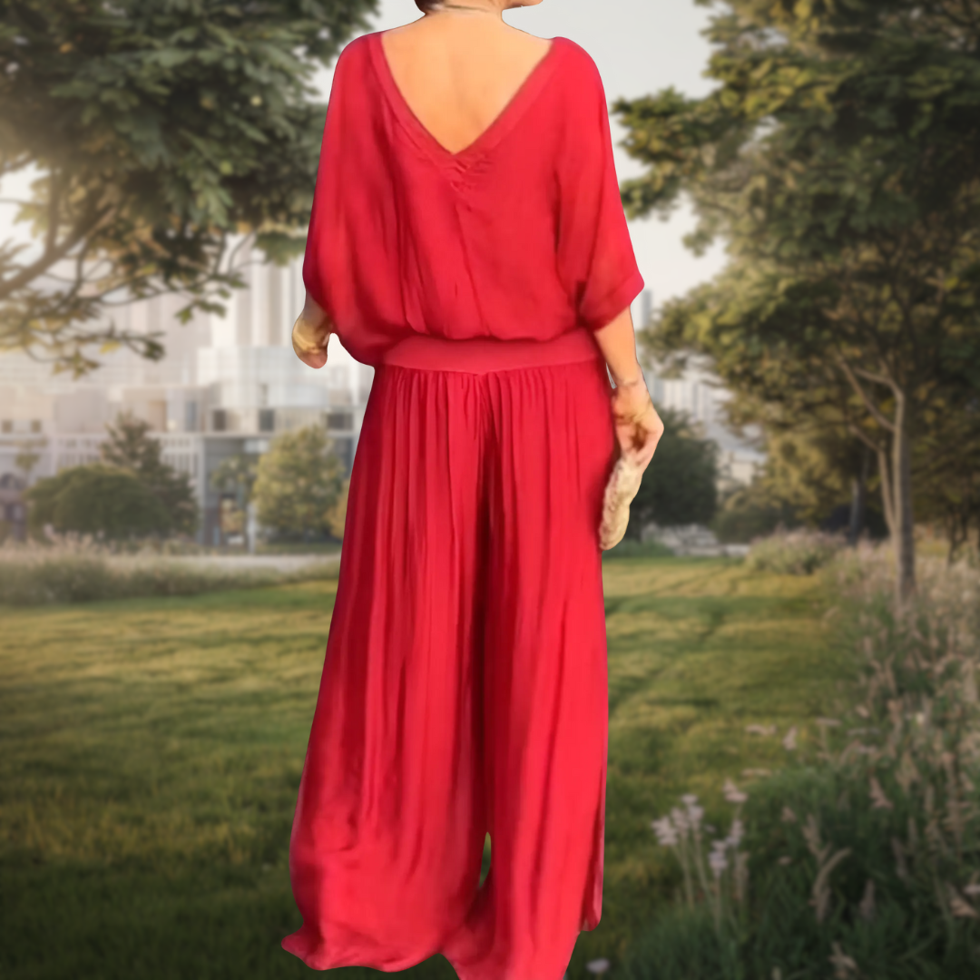 Jolia | Ensemble Bohème Élégant de 2 Pièces avec Ajustement Décontracté