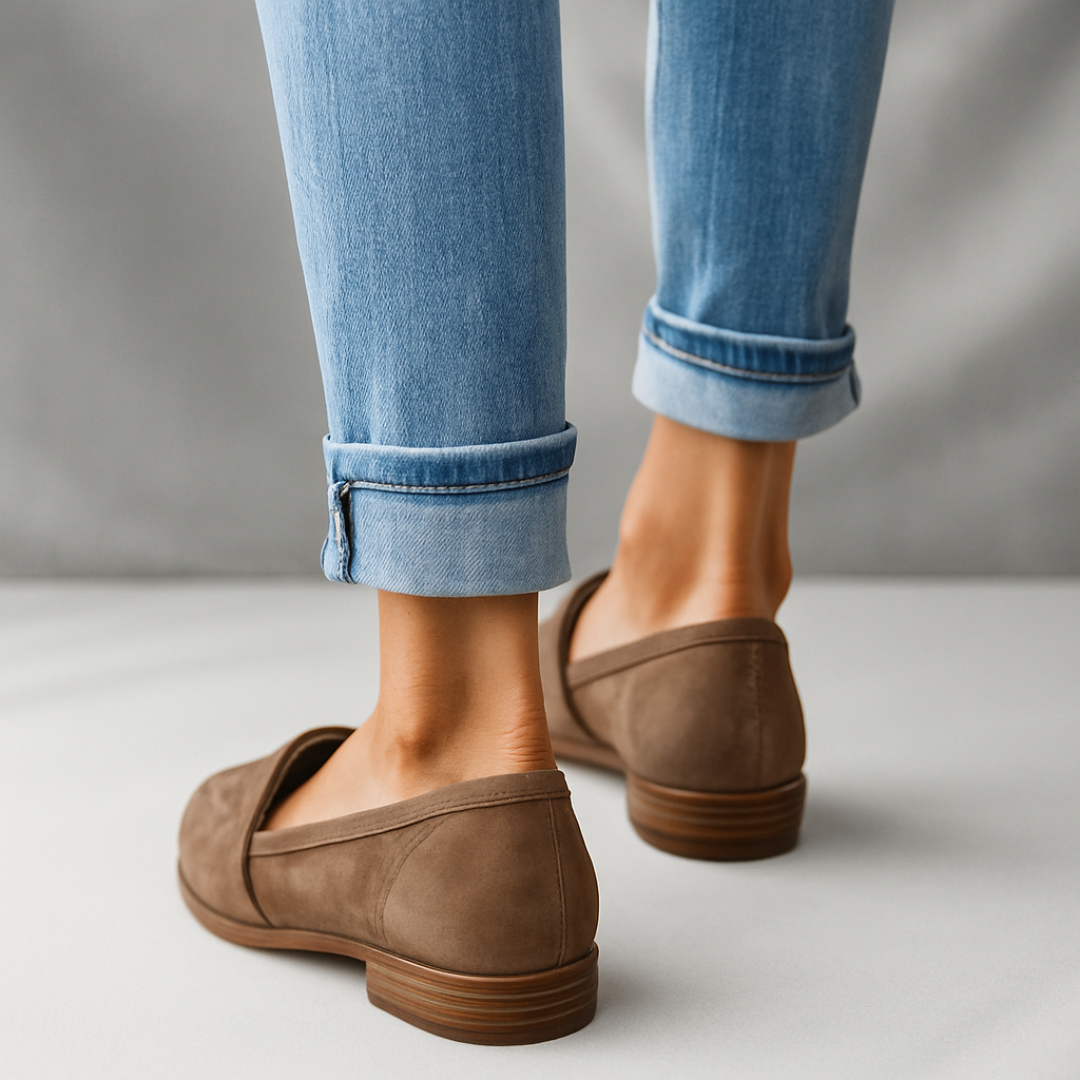 Idalia | Loafers en suède à bout pointu