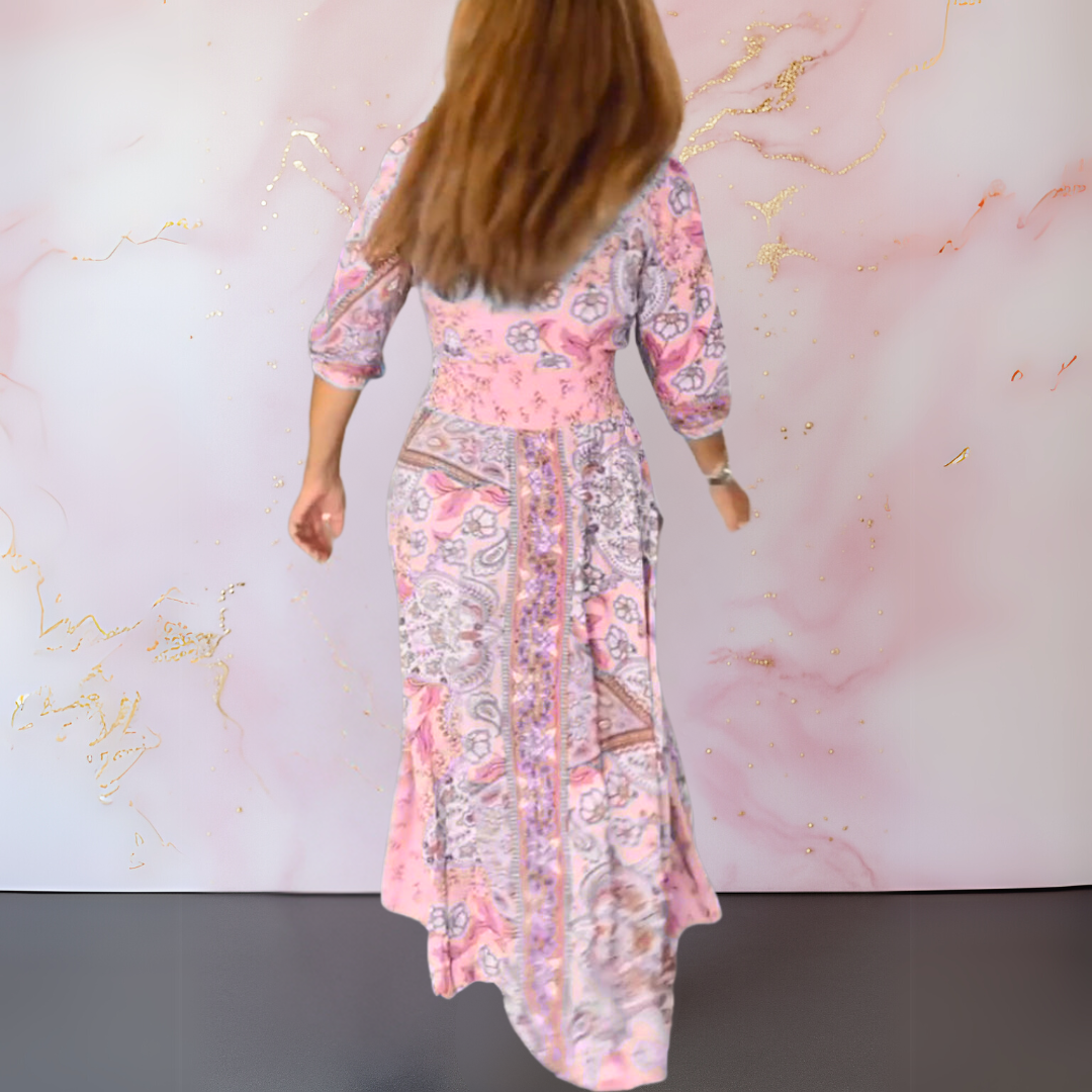 Marga | Élégant robe d'été avec décolleté en V