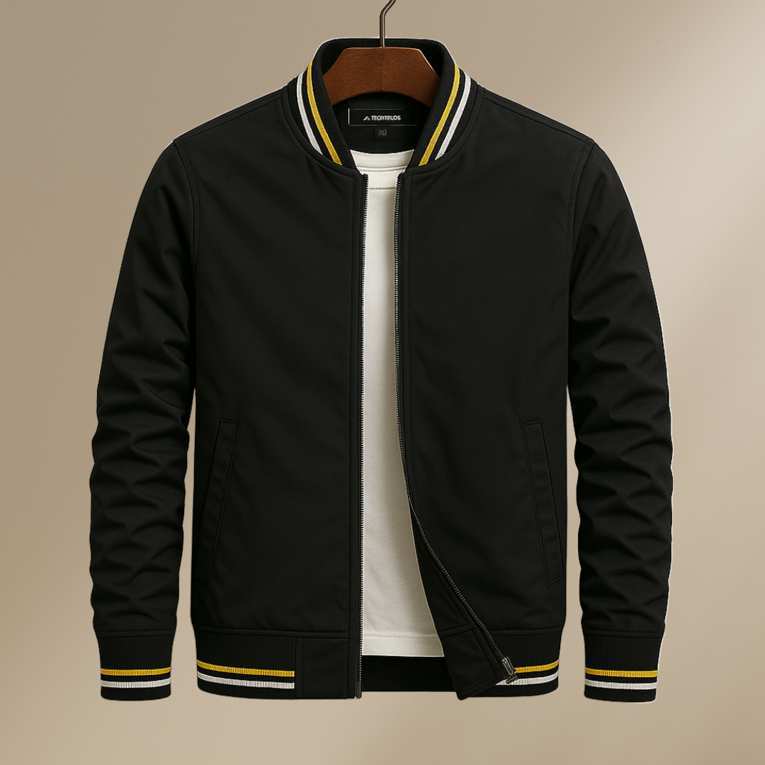 Théo | Blouson Bomber Élégant à Rayures