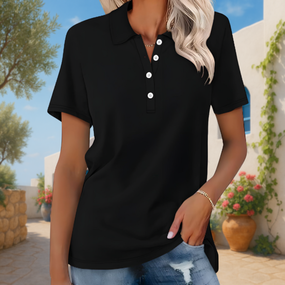 Mia | Polo en matériaux durables pour femme