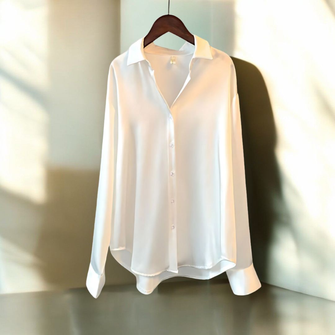 Amelia | Chemise en satin pour femmes