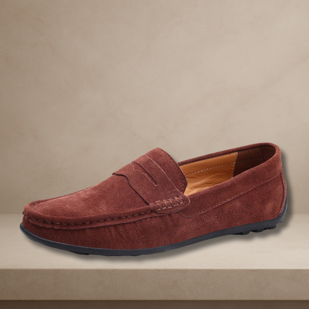 Harold | Mocassin en daim doux