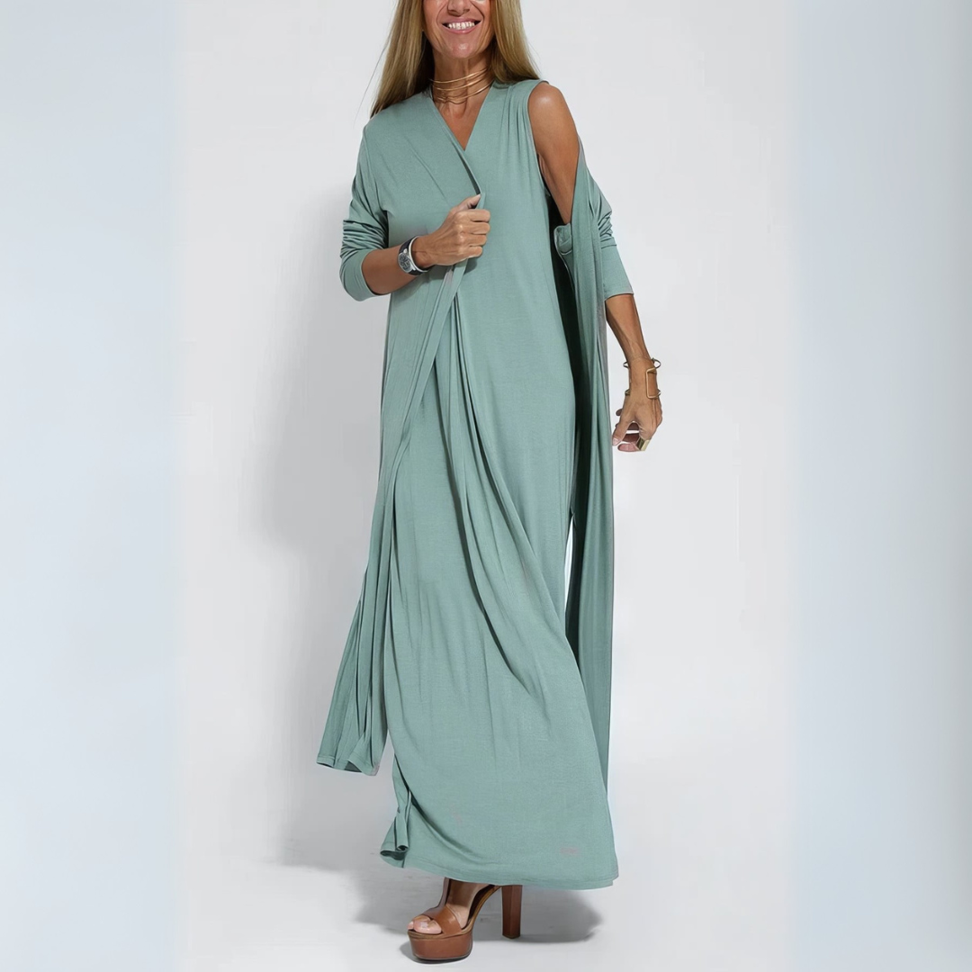 Misha | Robe longue élégante + veste assortie CADEAU GRATUIT