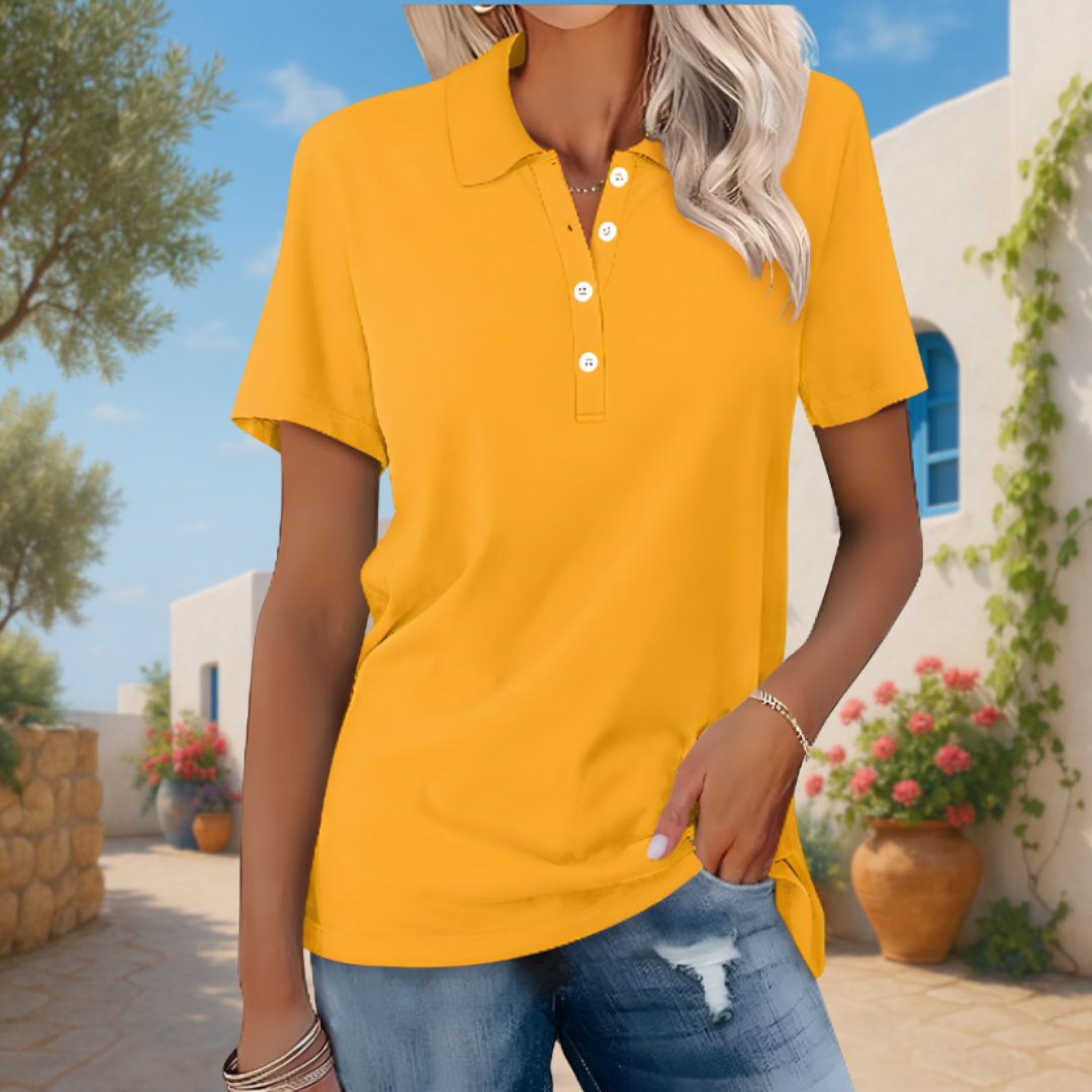 Mia | Polo en matériaux durables pour femme