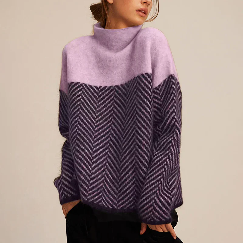 Johanna | Pull à motif en zigzag
