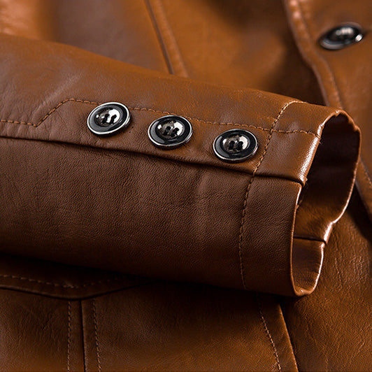 Antonio | Veste classique en peau de velours