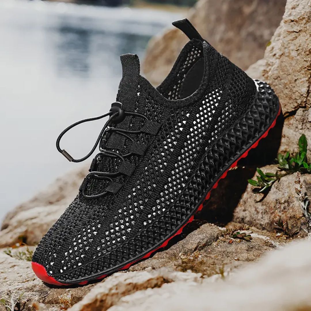 Ignis | Sneakers blanches à semelle contrastée