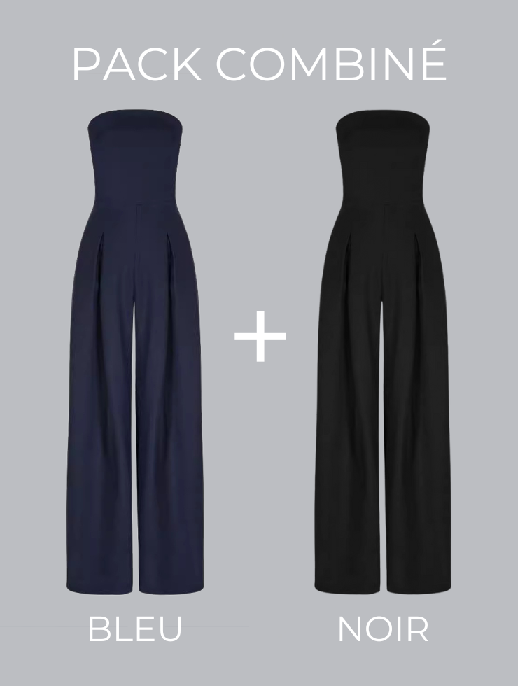 Nalu | Convient élégant sans bretelles à jambe large