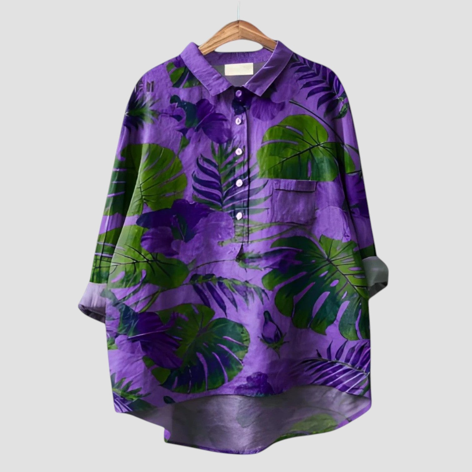 Loredana | Chemise tropicale oversize