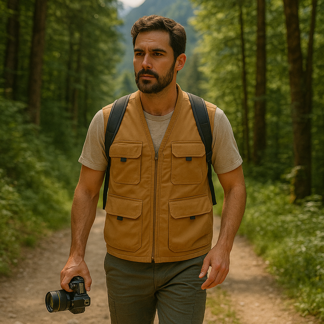 Jules | Veste cargo respirante Ă multiples poches