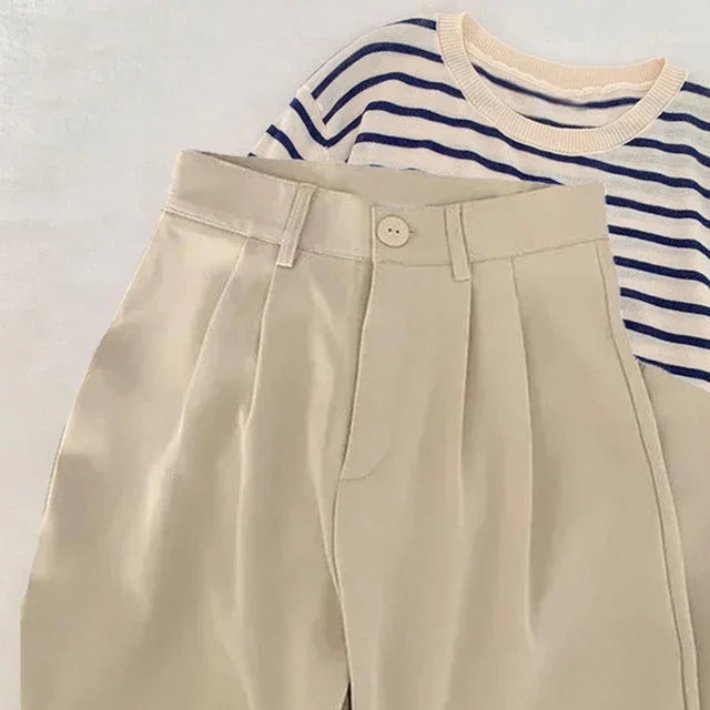 Estefanía | Pantalon élégant à jambes larges