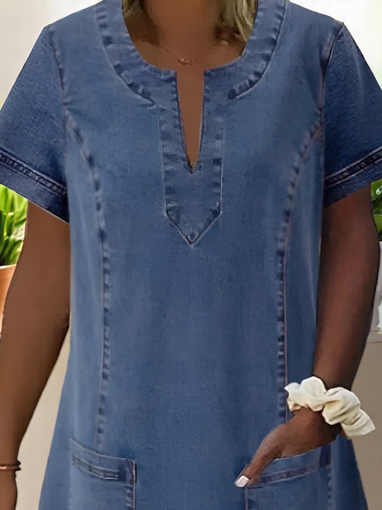 Gilja | Robe en denim doux