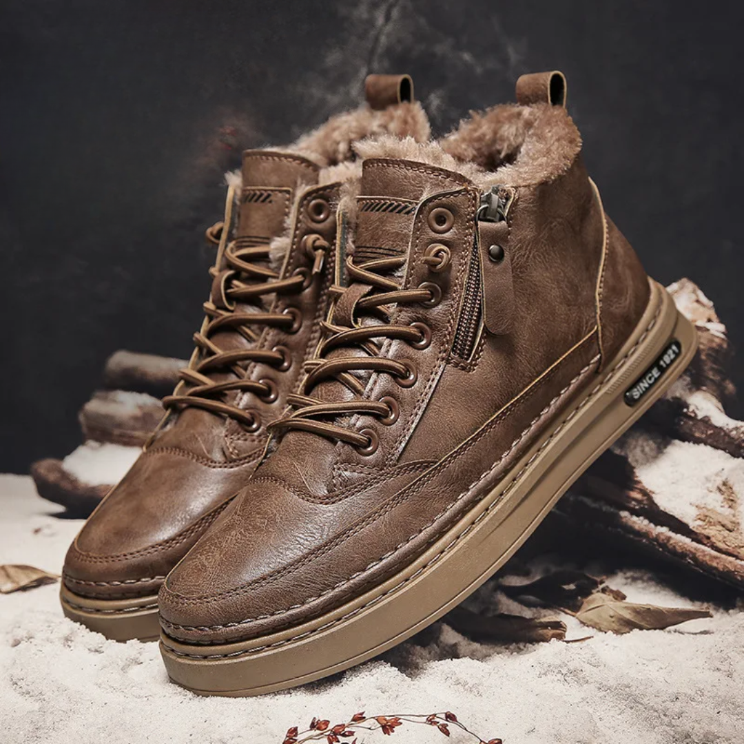 Miguel | Bottes d'hiver en cuir pour hommes