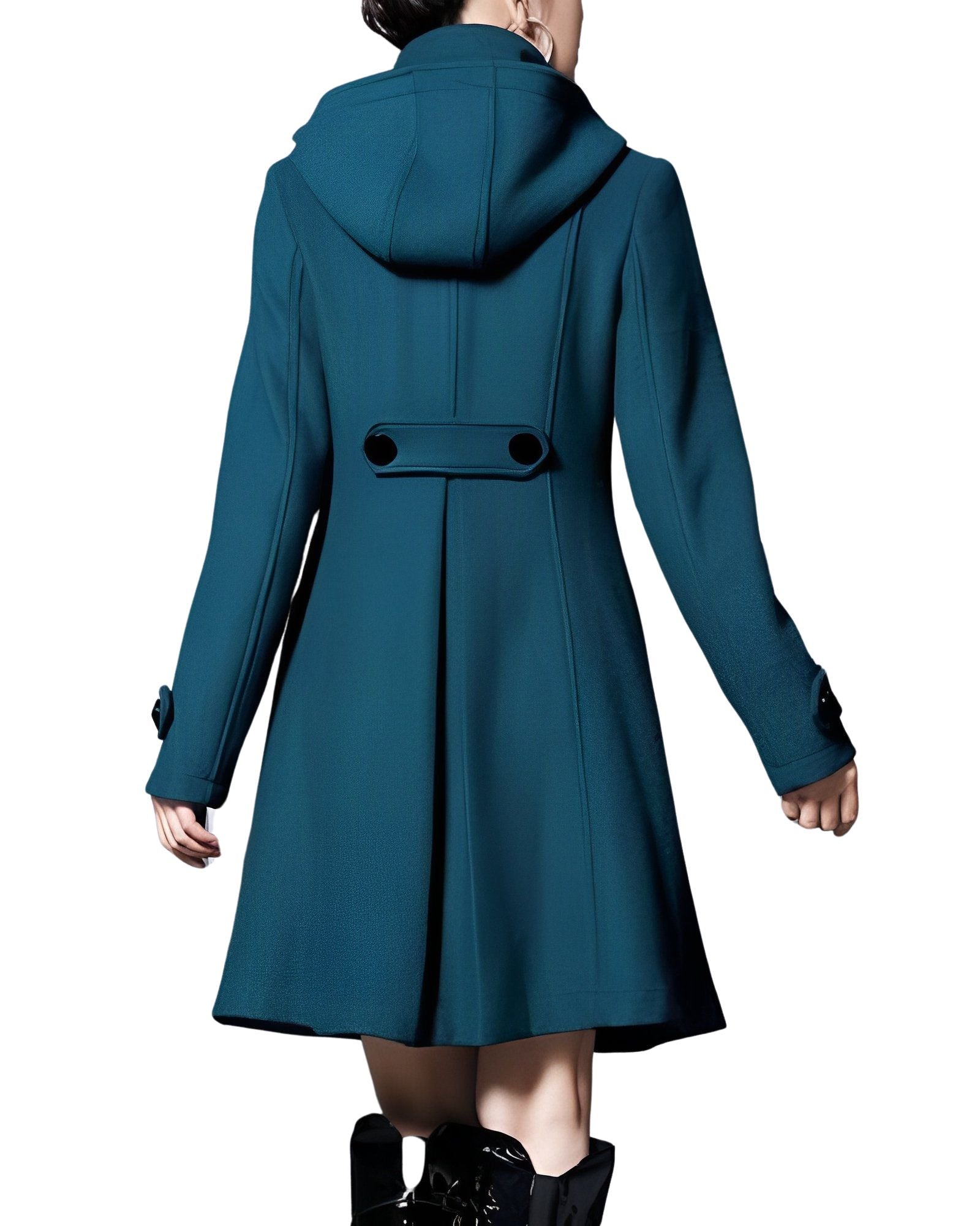 Julieta | Robe avec capuche et écharpe