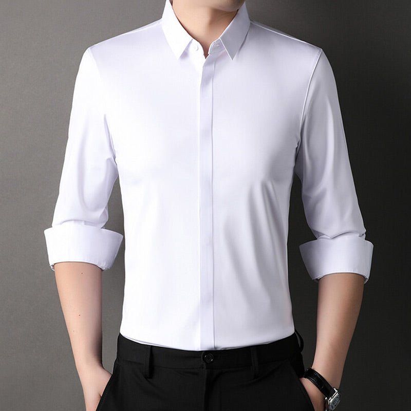 Mitchel | Chemise extensible sans repassage pour hommes