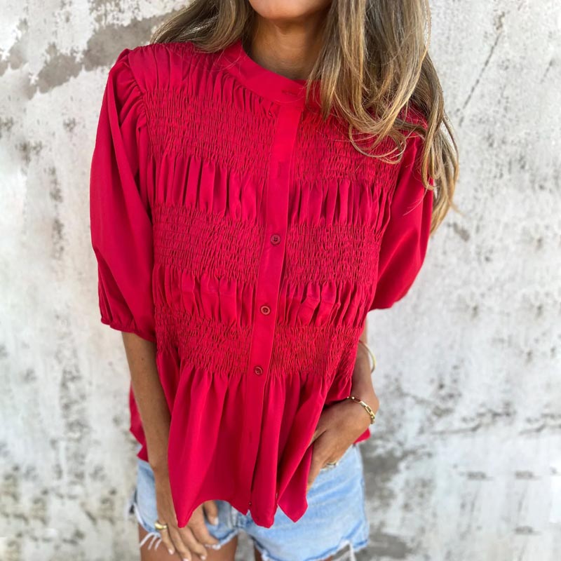 Aukje | Blouse élégante de style Ibiza