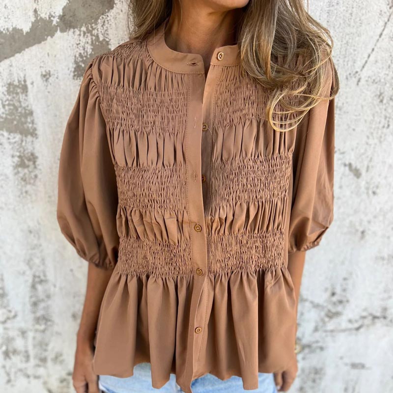Aukje | Blouse élégante de style Ibiza