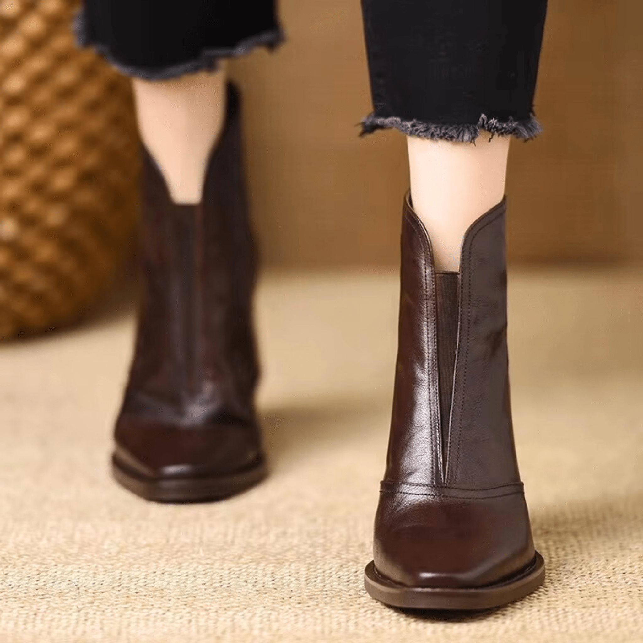 Bellavire | Bottines à Talon Élégance Intemporelle