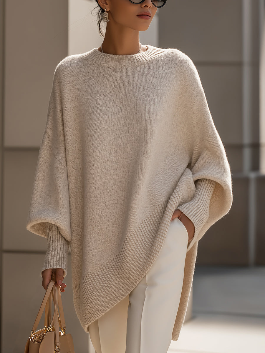 Anneta | Poncho Pull Oversized Élégant