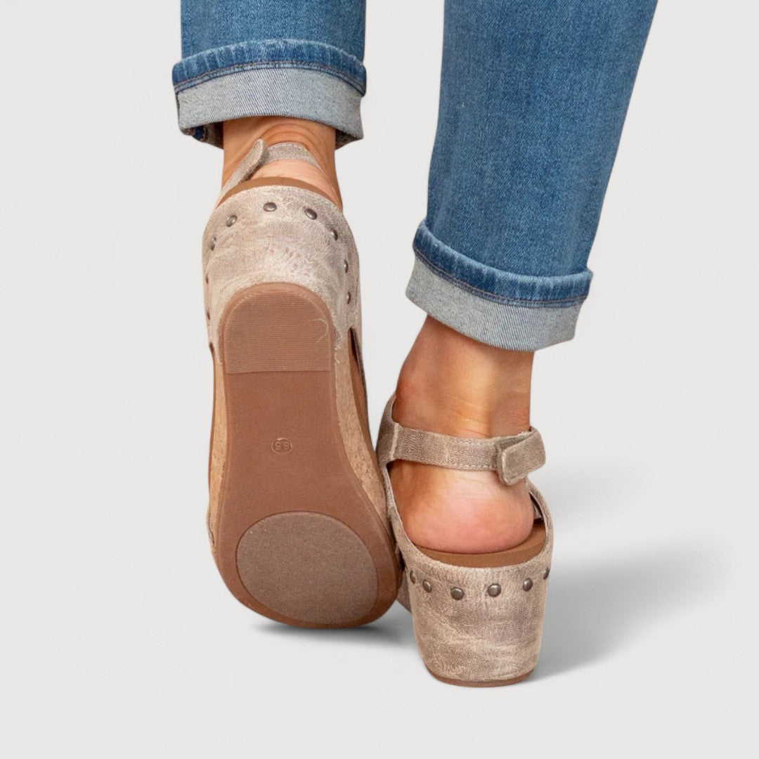 Cira | Sandales à talons compensés