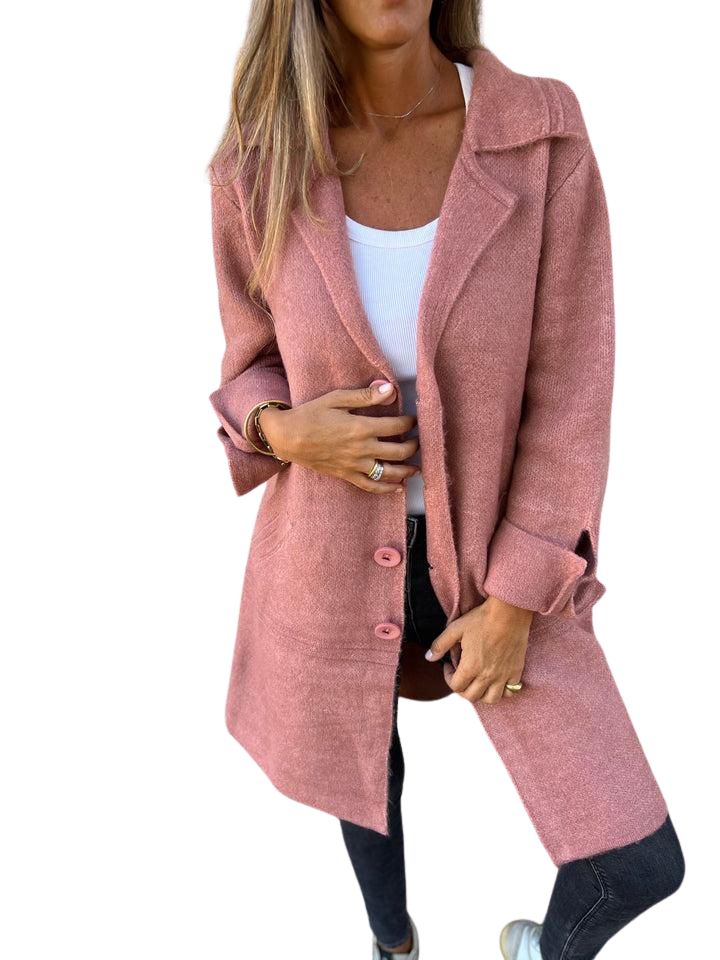 Magdalena | Manteau long décontracté à revers