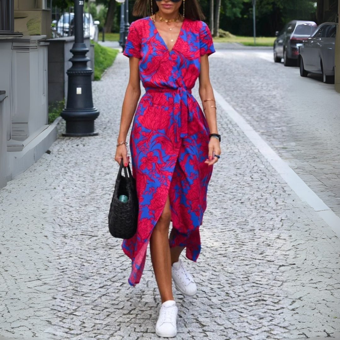 Anica | Robe élégante à décolleté en V