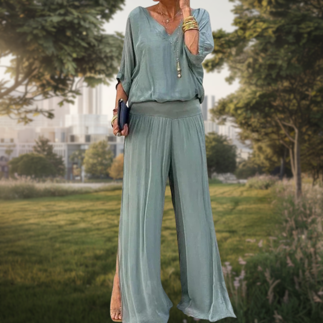 Jolia | Ensemble Bohème Élégant de 2 Pièces avec Ajustement Décontracté