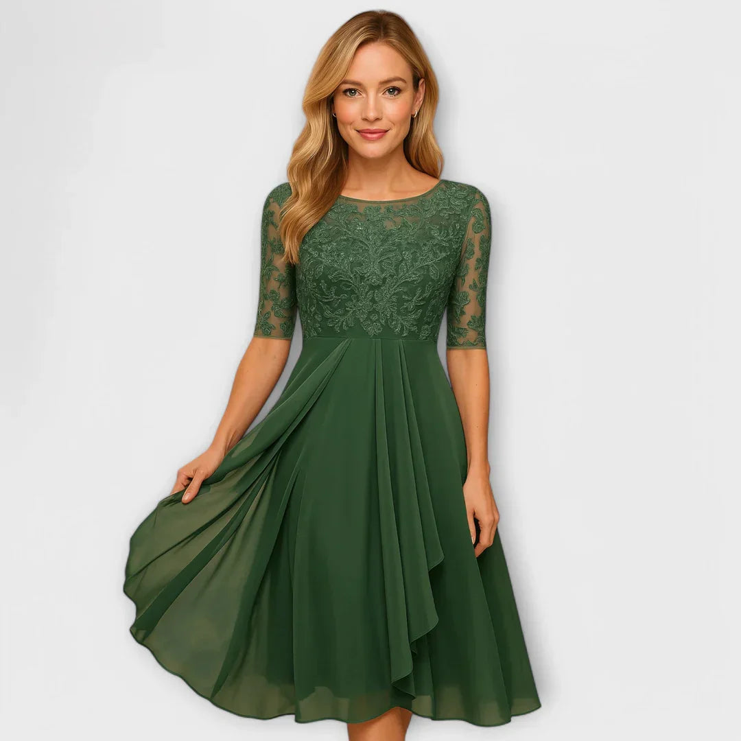 Jacinthe | Robe midi élégante