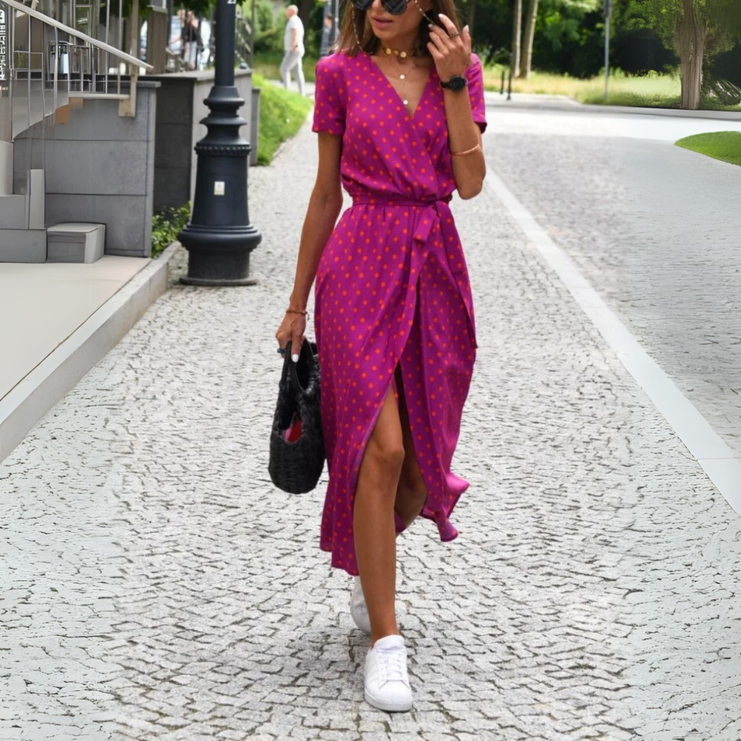 Anica | Robe élégante à décolleté en V