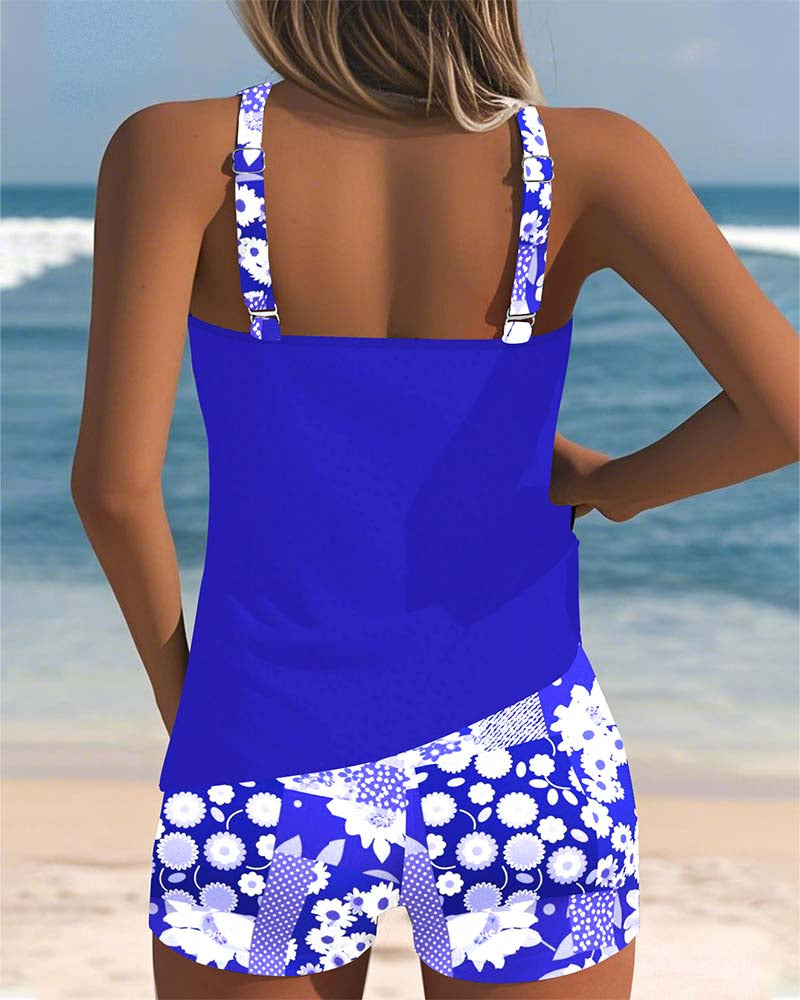 Isla | Ensemble de sport pour la plage avec motif floral