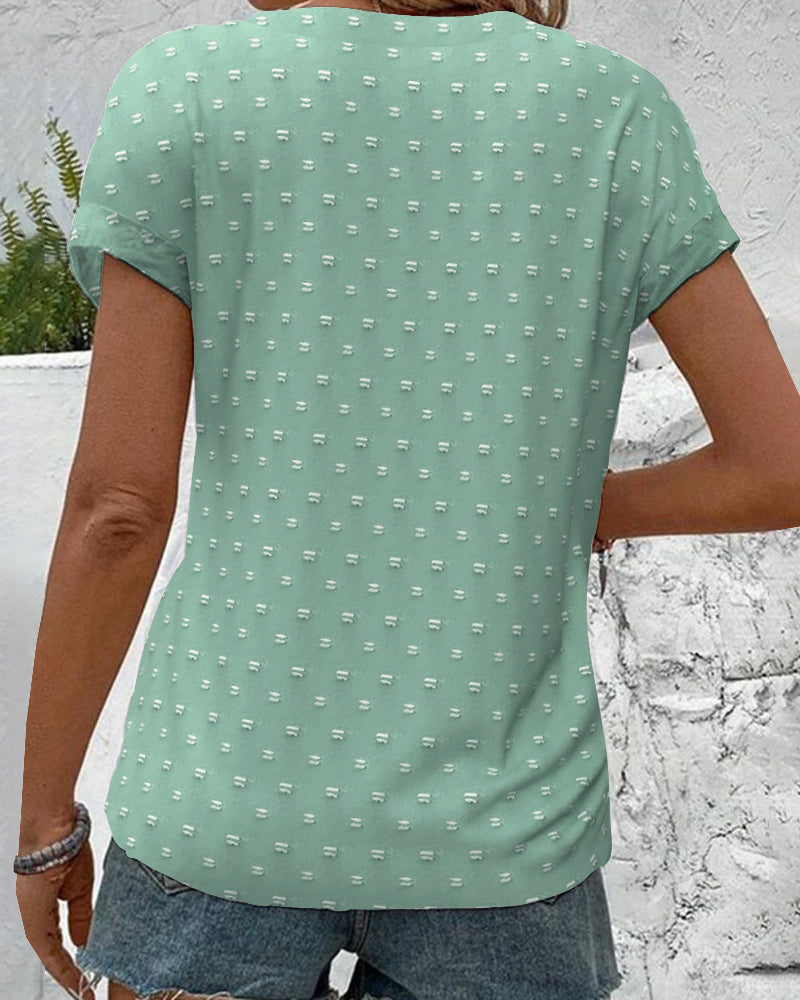 Nariya | Chemise à col en V avec boutons