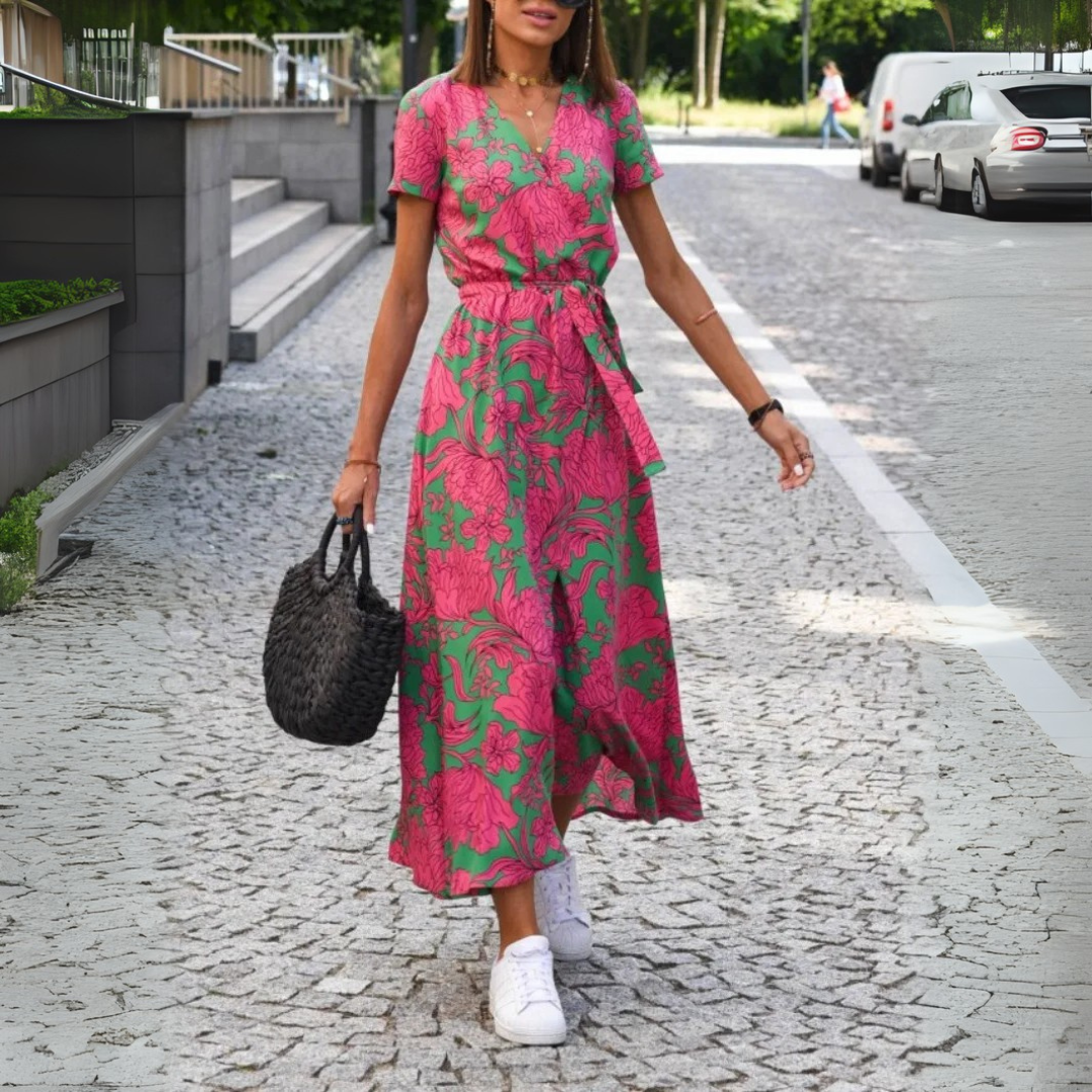 Anica | Robe élégante à décolleté en V