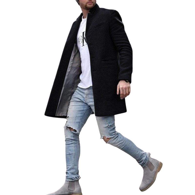 Enrique | Manteau long classique en laine