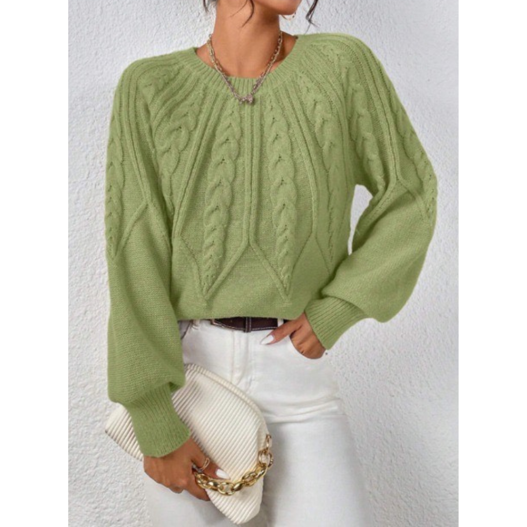 Ivonne | Pull élégant et décontracté à motif tressé